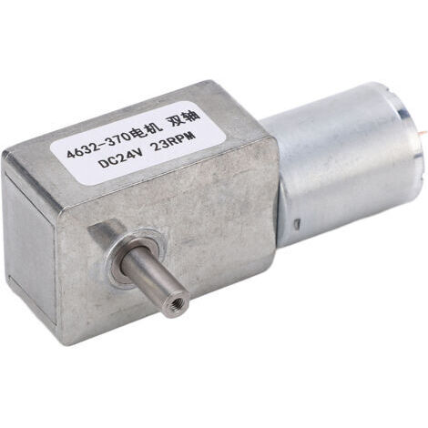 DEESSE SHOP-Moteurs à engrenages Moteur à engrenages hélicoïdal autobloquant de performance fiable pour Artware pour moteur d'engrenage hélicoïdal de ventilateur électrique CC 24 V (23 tr/min) (1/5)