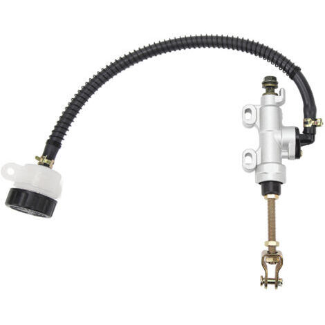 DEESSE SHOP-Pompe de frein arrière de moto matre-cylindre de frein arrière universel avec réservoir pour ATV Quad Dirt Bike (1/5)