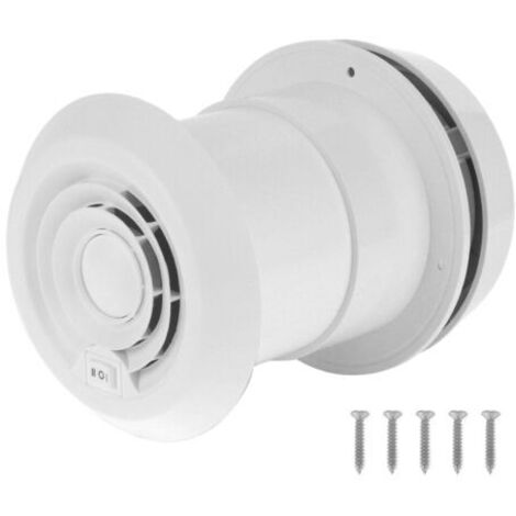 DEESSE SHOP-Ventilateur de VR avec Vent Fort, Matériau ABS Premium, Ventilation Silencieuse, Finition Blanche, étanche, épreuve de Poussière, économie d'énergie, Facile à Installer, Ventilateur de (1/5)