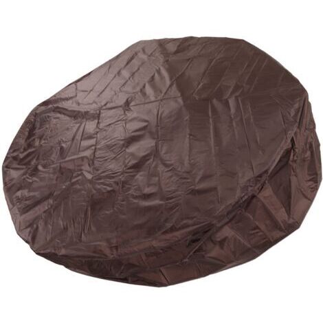 DEESSE SHOP-Couverture de Bain à Remous Ronde RéSistante à la DéChirure Garder la Baignoire Propre Couverture de Bain à Remous Pliable Couverture de Baignoire éTanche (Brun) (1/5)