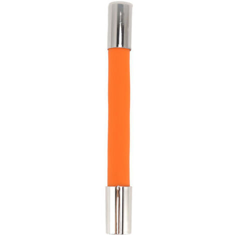 DEESSE SHOP-Tubes d'extension de robinet avec buse d'aérateur flexible en cuivre pour évier de cuisine orange 20 cm résistant aux pulvérisations (1/5)