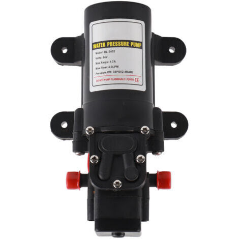 DEESSE SHOP-Pompe à Eau à Diaphragme, Pompe à Diaphragme à Pressostat à Grand Débit à Rotation Sèche Auto-amorçante pour l'agriculture (RL 2402 24V). (1/5)
