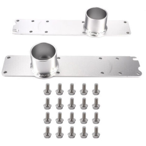 DEESSE SHOP-Collecteur d'admission en alliage d'aluminium avec boulons F81Z-9E434-DA pour Ford F250 F350 F450 F550 7.3L 96-03Silver. (1/5)
