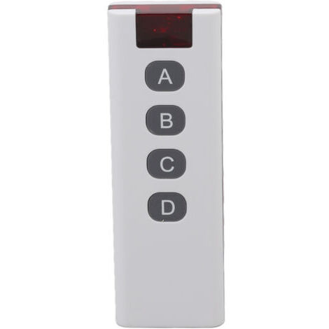 DEESSE SHOP-Émetteur à Distance Intelligent, Télécommande Numérique sans Fil Légère 433 MHz pour le Bureau (4 clés) (1/5)