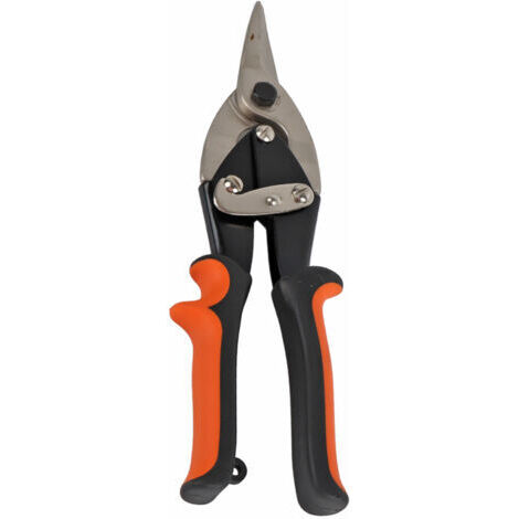 DEESSE SHOP-Tbest Ciseaux de Coupe en Métal Ciseaux D'aviation Snip Coupeur Industriel Heavy Duty Chrome Vanadium Acier Droite Gauche Droite Droite Courbe pour la Maison Atelier Construction (Tête dro (1/5)