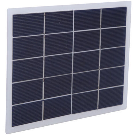 DEESSE SHOP-3W 5V Silicium Polycristallin DIY Panneau Solaire Laminé Plaque de Batterie 170x130mm(3W-Blanc) (1/5)