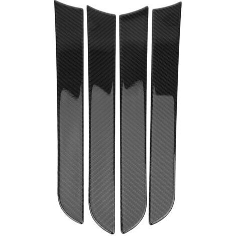 DEESSE SHOP-KIMISS Protecteur de Porte de Voiture 4 pcs Porte côté Fibre de Carbone Couvercle Décoratif Garniture cadre Autocollants Avec Adhésif fort (1/5)
