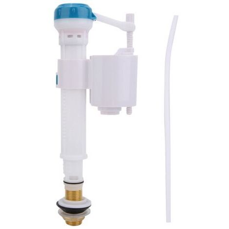 DEESSE SHOP-Valve de Remplissage des Toilettes Siphon de RéServoir d'eau à Double Chasse en Plastique Cuivre Remplacement du Bouton du RéServoir d'eau (Vanne d'admission de Tuyau en cuivre à 4 Points) (1/4)