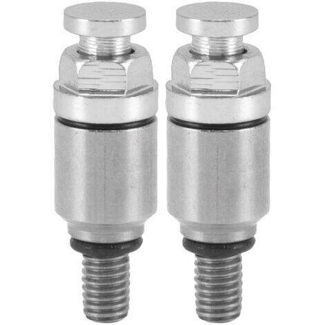 DEESSE SHOP-2 pièces M5x0.8 fourche en alliage d'aluminium purgeur d'air soupape de décharge de remplacement pour CRF150R CR125R CR250R CRF250R argent (1/5)