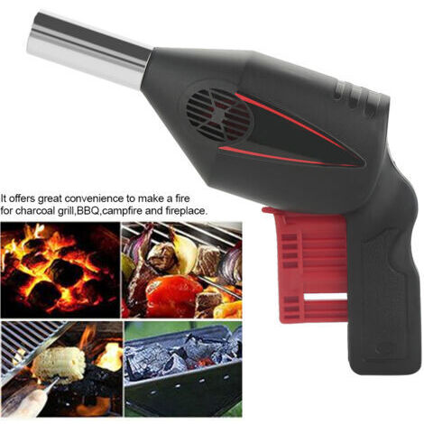 DEESSE SHOP-Ventilateur manuel portatif de ventilateur de BBQ pour l'outil extérieur de barbecue de gril de pique-nique de camping (1/5)