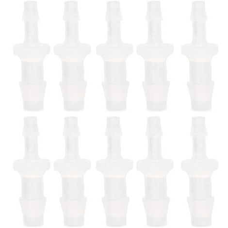 DEESSE SHOP-OPPWONG Raccords de Tuyau d'air, Connecteur de Tuyau PP Adaptateur de Pompe à Air d'aquarium 10 Pièces Raccord Réducteur de Tuyau pour Connexion de Tube en Silicone (3.9-6.4 Adaptateur) (1/5)