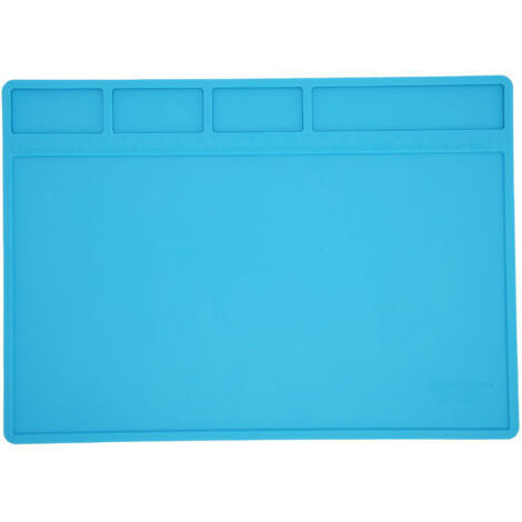 DEESSE SHOP-EBTOOLS Tapis de Soudage en Silicone -statique, Coussin de Réparation de Chaleur avec échelle pour le Travail électronique - Grande Taille et Conception (1/5)