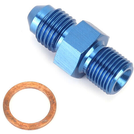 DEESSE SHOP-AN-4 (4AN) à M11x1.0 Adaptateur D'alimentation en Huile de Restriction 1mm, Connecteur pour Garrett Turbo. (1/5)