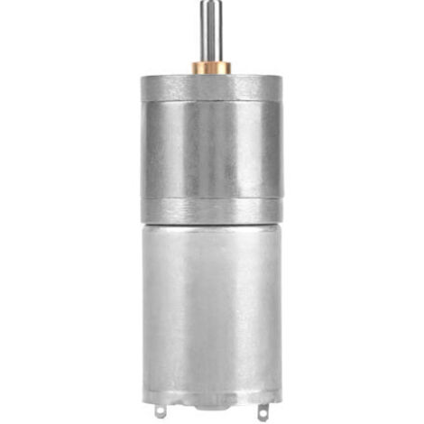DEESSE SHOP-Serrure électronique de Moteur à Engrenages en Métal à Basse Vitesse de 25mm DC 12V 25GA370 (12V 400RPM) (1/5)