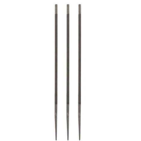 DEESSE SHOP-Lot de 3 Limes à Chaîne pour Tronçonneuse Circulaire 5,2 Mm. Kit D'accessoires pour Le Travail du Bois. (1/5)
