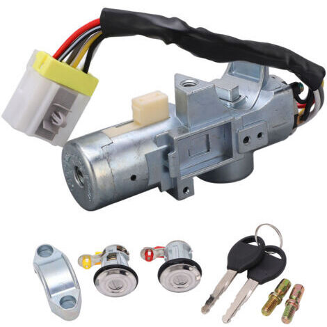 DEESSE SHOP-Commutateur de verrouillage de démarrage pour Navara D22 1997-2006 – Alliage d'aluminium – Installation simple – 2 clés de remplacement (1/5)