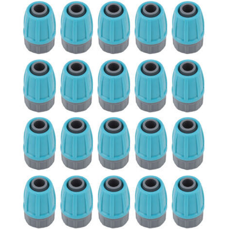 DEESSE SHOP-Rosvola Connecteurs d'écrous verrouillés pour Tube d'irrigation, 16mm, Durable, PE, Anti-vieillissement, résistant aux acides, écologique, 15 pièces. (1/5)
