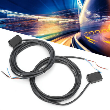 DEESSE SHOP-Berme Interrupteur Photoélectrique Infrarouge Square à Travers Les Capteurs de Bime E3ZT81 DC 12‑24V pour Les Portes de Voiture, Les Garages, L'évitement du Robot. (1/5)