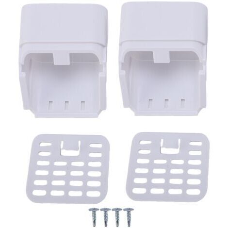 DEESSE SHOP-Rosvola Connecteur de descente de gouttière, filtre de sortie, protection pour 3x4 pouces, Type A, blanc (1/5)