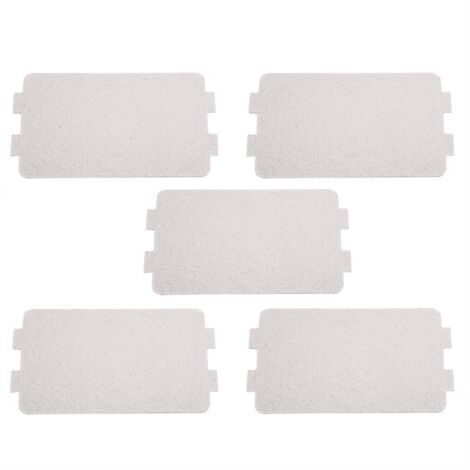 DEESSE SHOP-Plaque Mica Micro Ondes, 5 Pièces Feuille De Mica Micro Onde, Remplacement De Couvercle De Guide D'ondes Pour Micro-ondes, Bouclier En Carton Pour Micro-ondes (1/5)