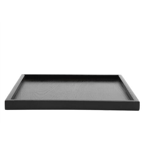 DEESSE SHOP-Plateau de Service en Bois Massif de qualité Supérieure, Lisse, Plateau pour thé, café, Collations, Plateau Facile à Nettoyer pour Les Cantines et la Maison, 1 Pièce