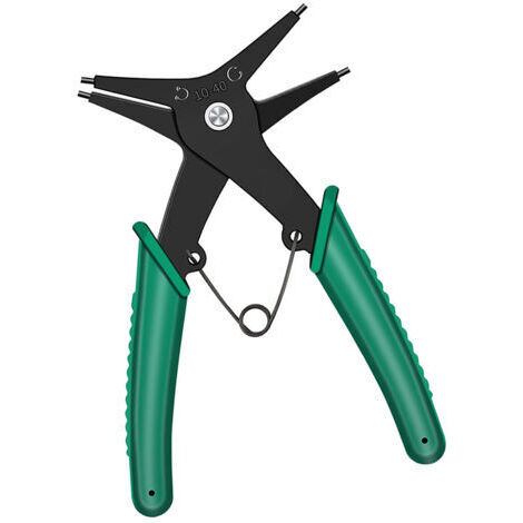 DEESSE SHOP-Pince à Circlips, Pince à Circlips 2 en 1 en Acier à Haute Teneur en Carbone, Pince à Circlips pour la Réparation et l'entretien, Outil de Pince à Circlips avec Conception à (1/5)