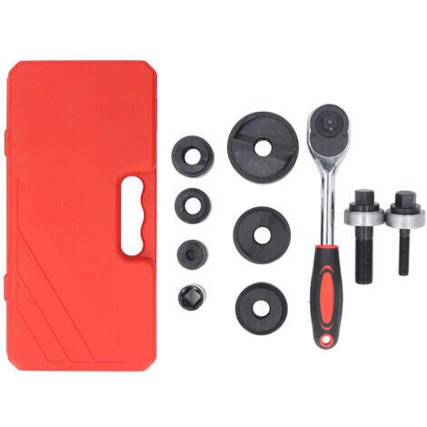 DEESSE SHOP-YWBL-WH Kit Manuel du Pilote de Punch Knockout Kit de Trou à Cliquet Multifonctionnel pour Diverses Applications Surthego (1/5)