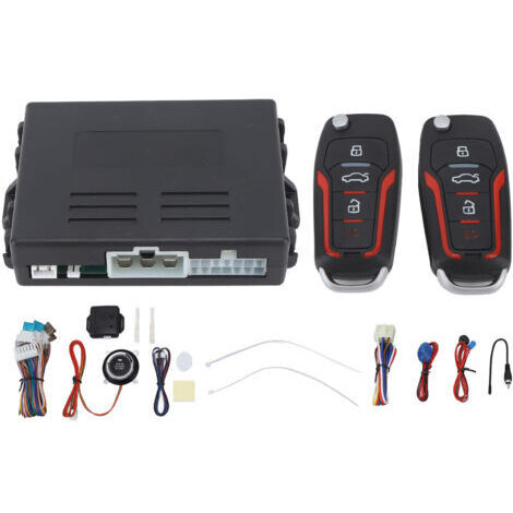 DEESSE SHOP-RASTKY Système d'alarme de Voiture d'entrée sans clé Passif Système 'Alarme de sécurité de Voiture DC12V Vol 1 Démarrage Kit de 'entrée sans clé ' de. (1/5)