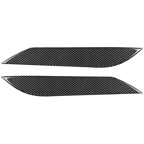 DEESSE SHOP-CFTGIW Paire de Sourcils de Phare en Fibre de Carbone pour 350Z 2003-2009 - Décoration Extérieure de Voiture - Autocollant de Garniture de Paupière (1/5)