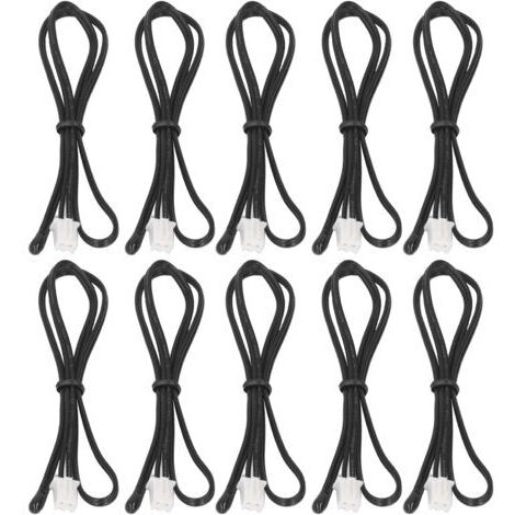 DEESSE SHOP-Sonde de capteur de température 10K pour climatiseur thermistance NTC sonde de capteur fiable sensible résistant à la rouille étanche (1/5)