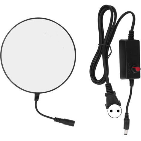 DEESSE SHOP-Microscope LED Lampe Anneau Lumière Stable Luminescence Source de Lumière Luminosité Ajustée Anneau Lumière pour Laboratoires Bibliothèques Écoles AC 0‑250V. (1/5)