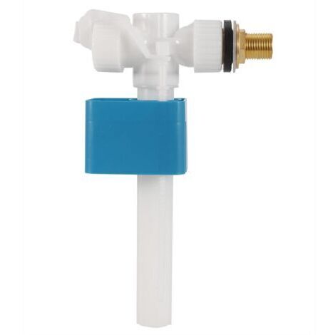 DEESSE SHOP-Nouvelle vanne d'admission de remplissage à entrée latérale Pro UK 1/2 pouce pour citerne, remplacement de pièces de réservoir de toilette(Tige en laiton) (1/5)
