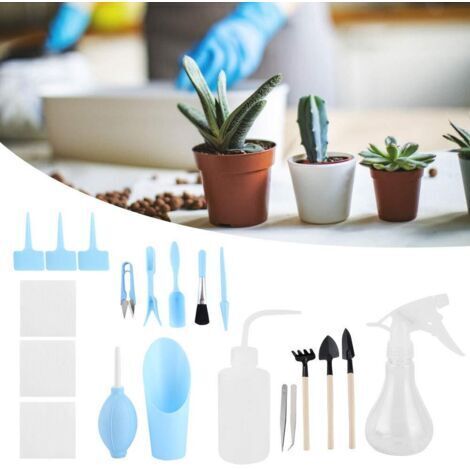 DEESSE SHOP-ABS, Outils de Plantation, Outils charnus, pour Plantes succulentes Bonsaï(Blue) (1/5)