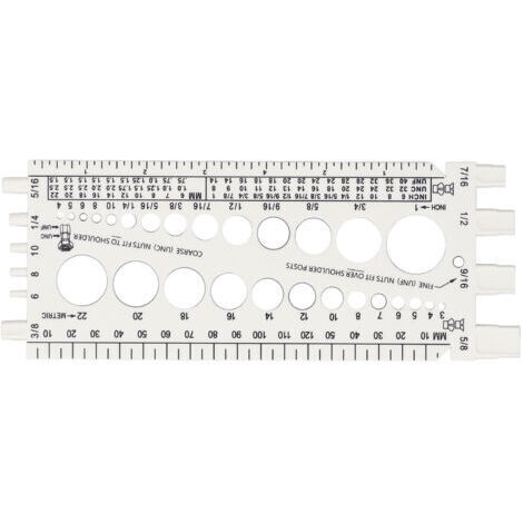 DEESSE SHOP-Écrou intégré ScrewFastner Mesure de Construction Précise et Robuste pour le Rapide, Idéal pour les Boîtes à Outils Portables (WHITE) (1/5)