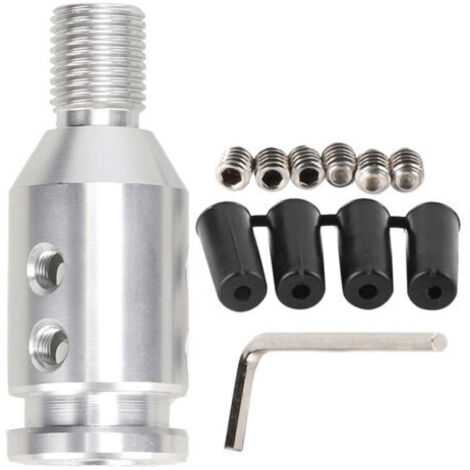 DEESSE SHOP-UPALDHOU Adaptateur de Bouton de Changement 12x1.25 pour les Leviers de Changement Non threades: Partie de L'automobile Universelle en Aluminium, Plusieurs Options de Couleurs - Idéal pour