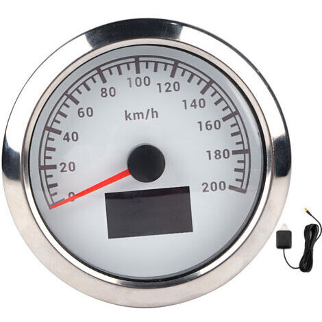 DEESSE SHOP-Compteur DE Vitesse GPS, Compteur DE Vitesse DE Moto ABS ABPELLEMENT ACTEUL ACTEUR COMPELLEMENT INSTALLATION FACILLE POUR LA VOITURE POUR LE BOAU DE TRUCH TRACK 9‑32V DC. (1/5)