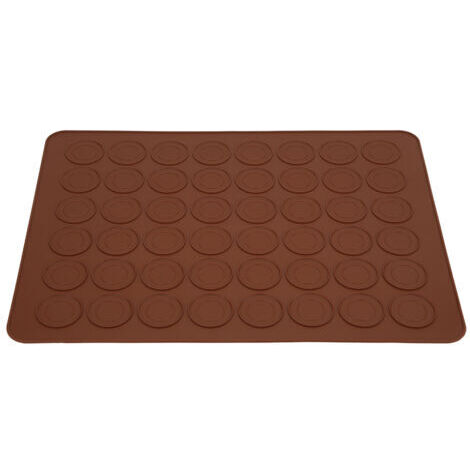 DEESSE SHOP-Tnfeeon Tapis à Macarons en Silicone, 48 Grilles Antiadhésives, Tampons de Cuisson pour Macarons, Biscuits et Desserts, Idéaux pour la Maison et la Boulangerie (1/5)
