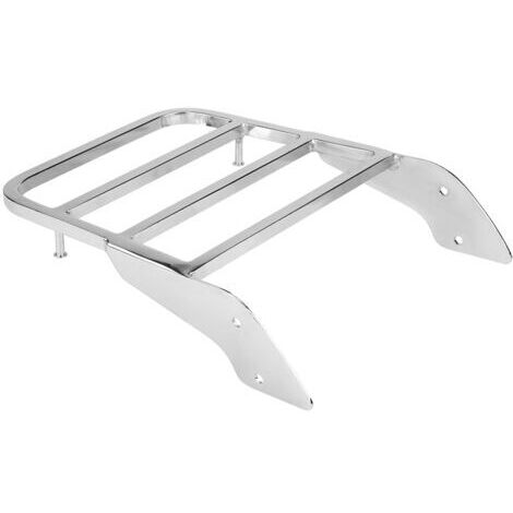 DEESSE SHOP-Porte-Bagages arrière Moto, Porte-Bagages arrière Moto Sissy Bar pour Shadow VT750 C2 1997-2003 Chrome Silver (1/5)