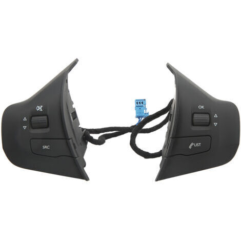 DEESSE SHOP-Bouton de Commande de Volant Intérieur Automobile 98084115Zd Remplacement Noir Multifonction pour 208 (1/5)
