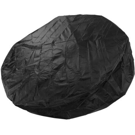 Couverture de Bain à remous, Housse de Protection de Jardin pour Bains à remous, Couverture de Baignoire Spa, Couverture de Spa extérieure Ronde Pliable (Le Noir) (1/5)