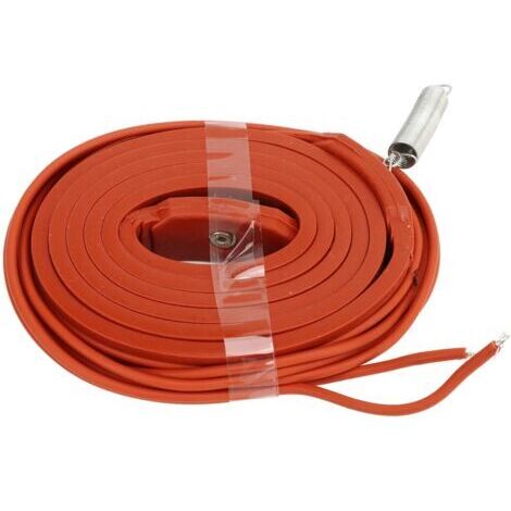 AC220V Câble Chauffant Flexible Autorégulant Ruban Chauffant Ceinture Chauffage par le Gel pour Climatisation Compresseur Tuyau D'eau 75W (1/5)