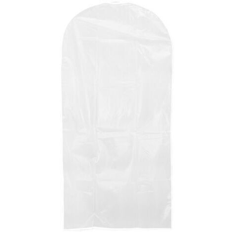 5 pièces vêtements suspendus cache-poussière vêtement costume manteau couverture protecteur garde-robe sac de rangement 60x120cm (1/5)