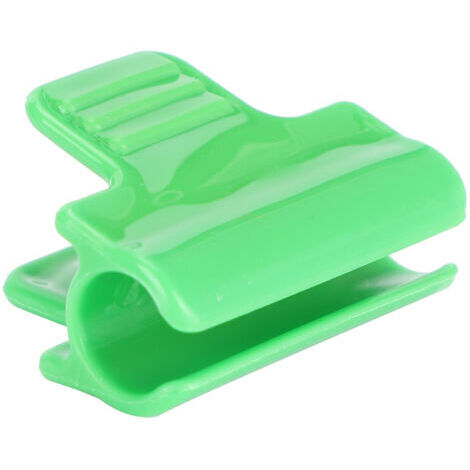 24 Pcs Plastique Serre Film Clip Pince Outil De Jardinage Serre Accessoires Serre en Plastique Clips pour Tube 11mm, Pinces pour Serre pour Shed à Effet de Serre Jardiner Légumes Fruits