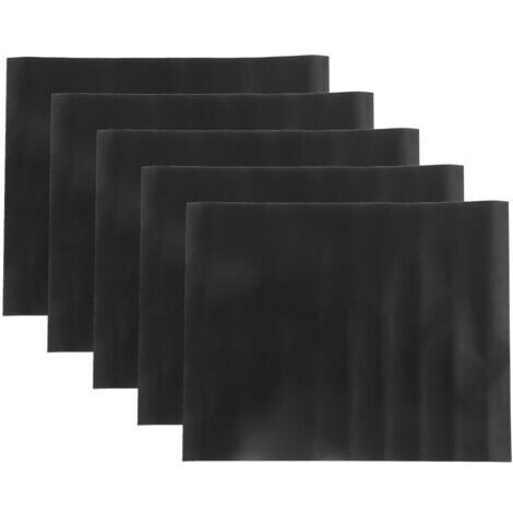 5 pièces épaissi antiadhésif Barbecue gril tapis BBQ gril tapis Portable extérieur pique-nique outil de cuisson (1/5)