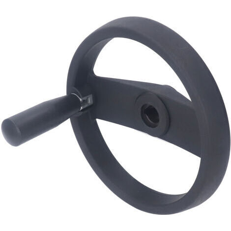 Volant Rond 200 X 18 Mm pour Fraiseuse, Volant en Plastique à Isolation Forte Standard pour Fraiseuse de Tour, Rectifieuse, Poignée Pliable (1/5)