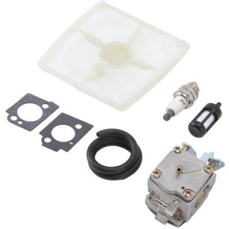 Kit de Bougies D'allumage de Carburateur, Kit de Bougies D'allumage de Filtre à Air Professionnel, Carburateur pour Débroussailleuse STIHL 041 041AV 041, Accessoires de Scie à Chaîne (1/5)