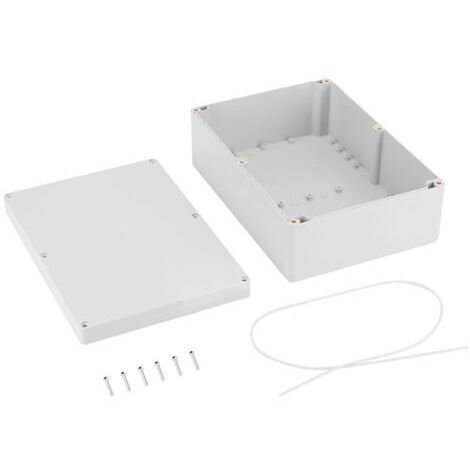 HEEPDD Boîte de Jonction en Plastique Boîte de L'interrupteur de Boîtier électrique Antistatique pour la Construction de Chemins de Fer et L'équipement de Terminal 10.3x7.3x3.7 Pouce IP65 Protection (1/5)