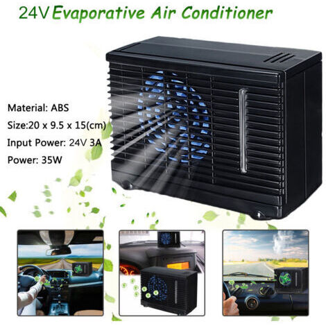 Mini climatiseur portatif universel de voiture 24V climatiseur de refroidissement ventilateur d'air évaporatif d'eau pour la maison de camion de voiture