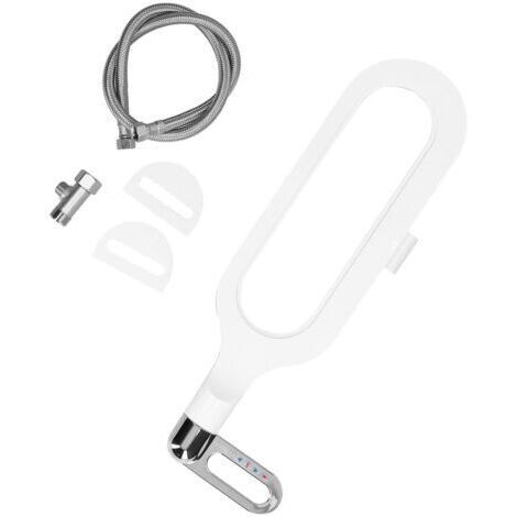 Accessoire de Toilette en Plastique Ultra Fin G1/2, Accessoire de Lave-fesses Autonettoyant pour Toilettes, Accessoire de Laveuse Gynécologique à Double Buse Autonettoyant pour Salle de Bain à Domicil (1/5)