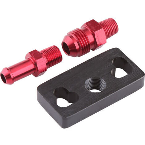 Régulateur de Pression de Rail de Carburant 1/8 NPT A pour Conduite de Carburant avec Raccords, Voiture A pour Régulation Cruciale de la Pression de Carburant. (1/5)